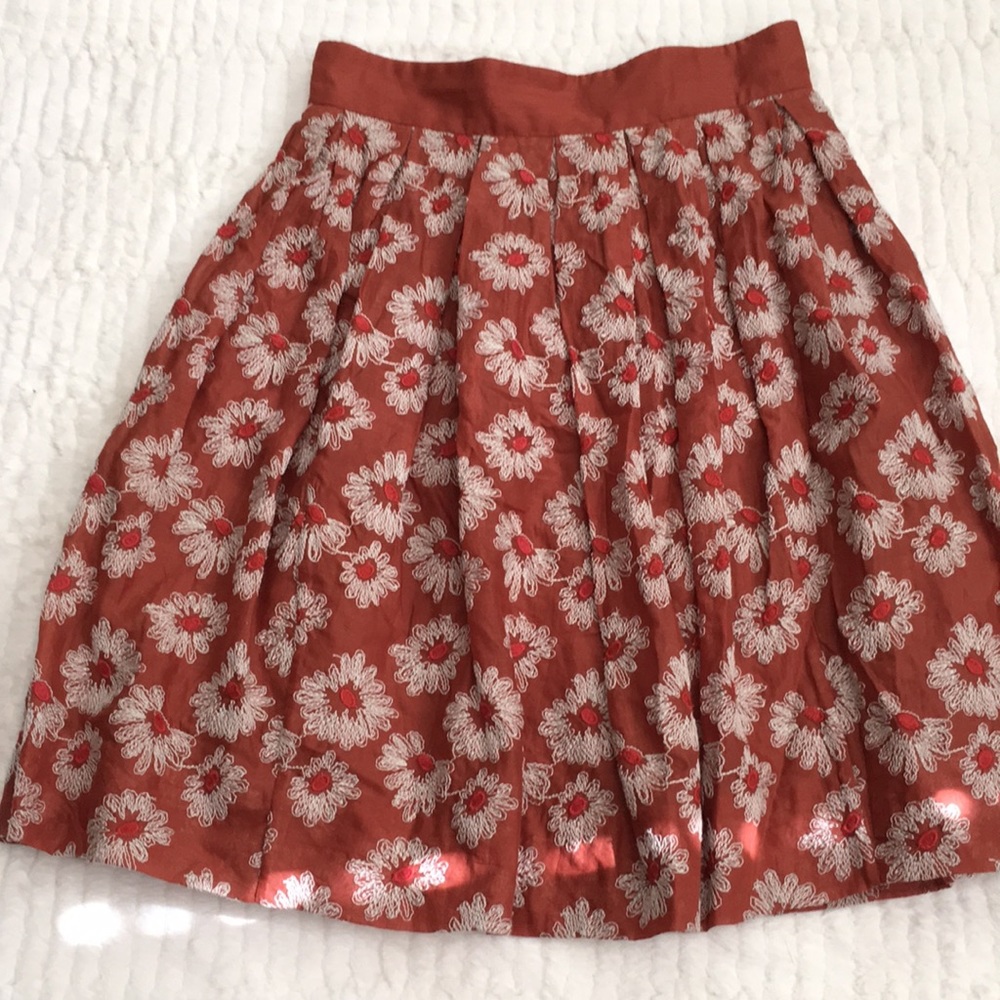 Plenty by Tracy Reese embroidered floral skirt